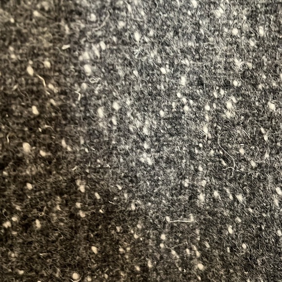 Vintage Lauren tweed dark gray maxi A-line skirt 50% lamb wool/50% pure wool - Picture 2 of 8